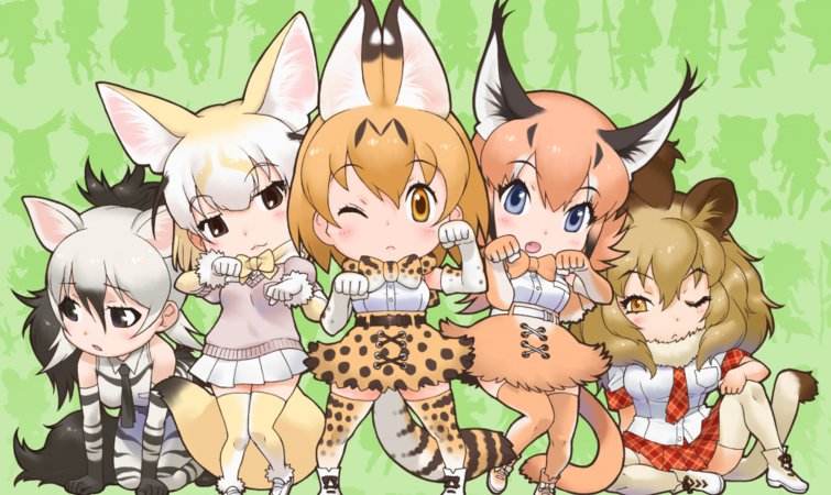 ＜けものフレズ２＞3Dモデリングとモーションを協力させていたしました。